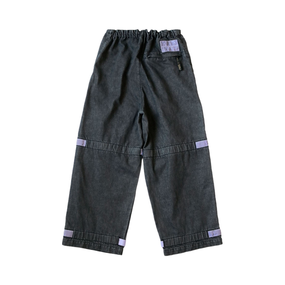 캐피탈 14온즈 블랙 X 키나리 데님 누벨 셔틀 팬츠 퍼플(Kapital 14 oz. Black X Kinari Denim Nouvelle Shuttle Pants Purple) - 2