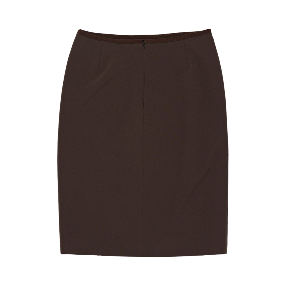 (W) 미스치프 슬릿 미디 스커트 브라운((W) Mischief Slit Midi Skirt Brown) - 2