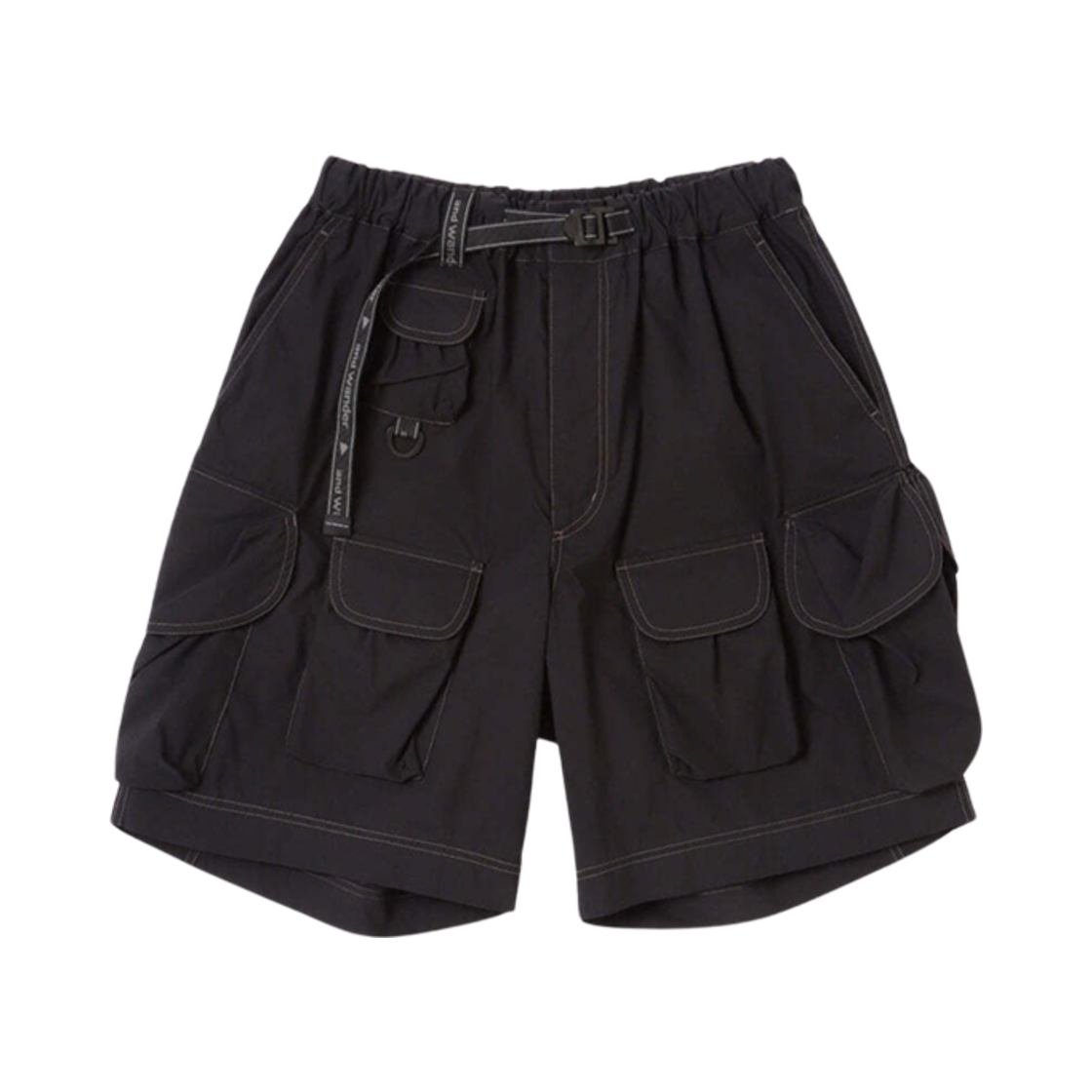 5745182070 And Wander Multi Pocket Short Pants Black