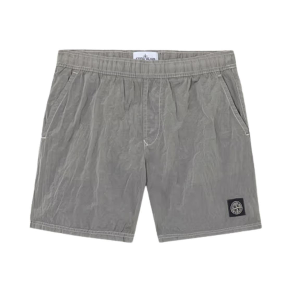 K1S15B1000-09S0043-V0061 Stone Island B100009 Nylon Metal in Econyl Pocket Details Regular Fit Swim Trunks Pearl Grey - 25SS
