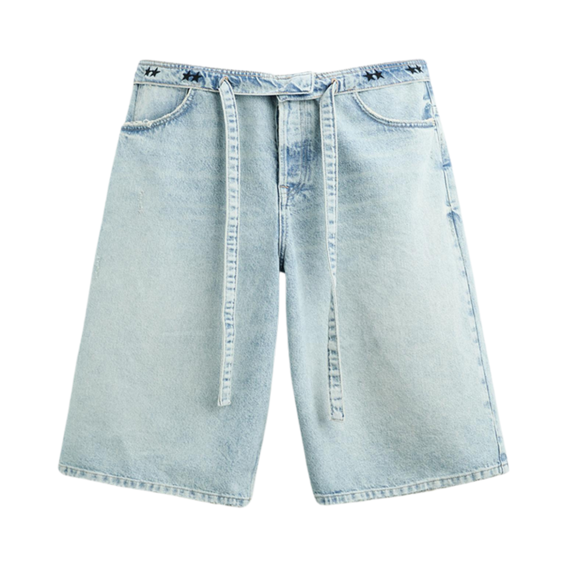자라 x 투제이스 배기 핏 버뮤다 쇼츠 리미티드 에디션 라이트 블루