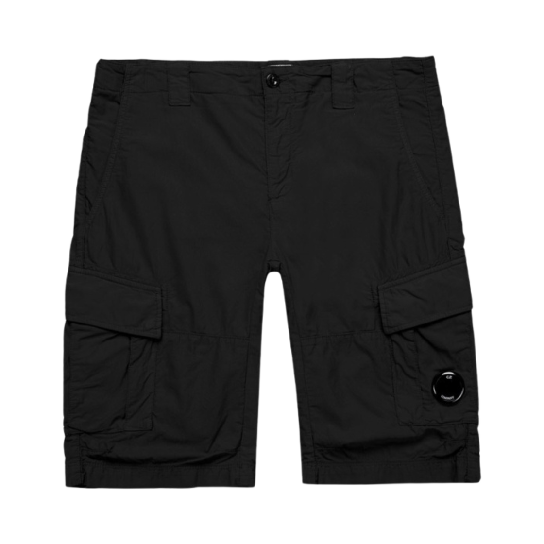 14CMBE116A006406G999 C.P. Company Ottoman Cargo Shorts Black - 23SS
