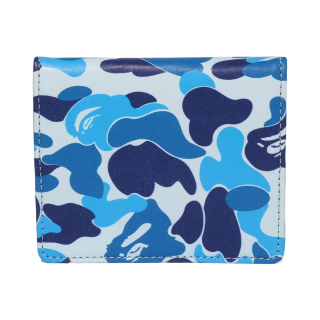 0ZXSGM016901O BAPE ABC Camo Coin Case Blue