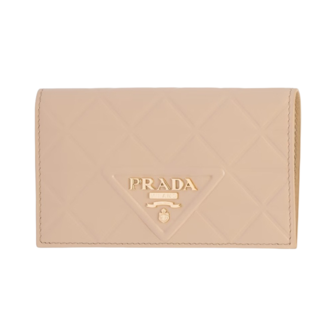 프라다 스몰 레더 월렛 샌드 베이지(Prada Small Leather Wallet Sand Beige) - 1