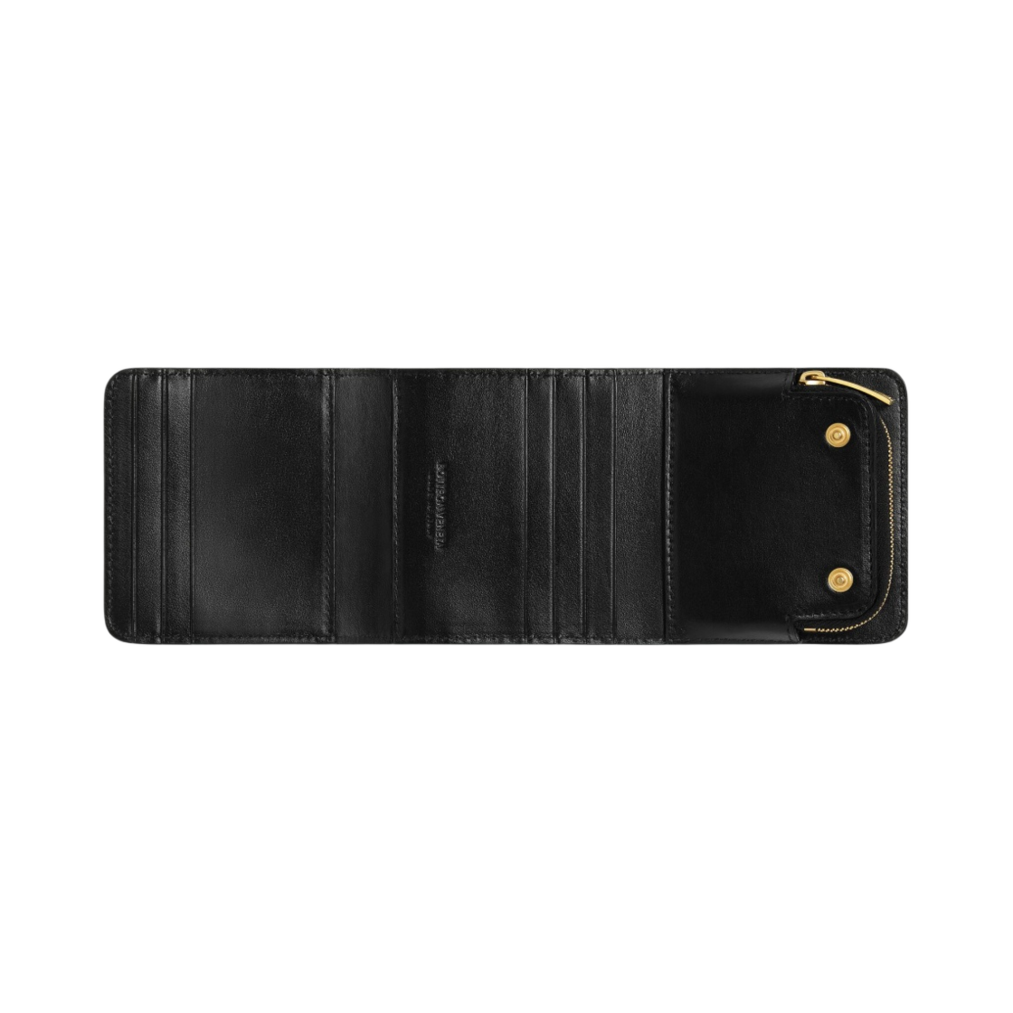 보테가 베네타 인트레치아토 컴팩트 트라이폴드 지갑 블랙(Bottega Veneta Intrecciato Compact Tri-Fold Wallet Black) - 2