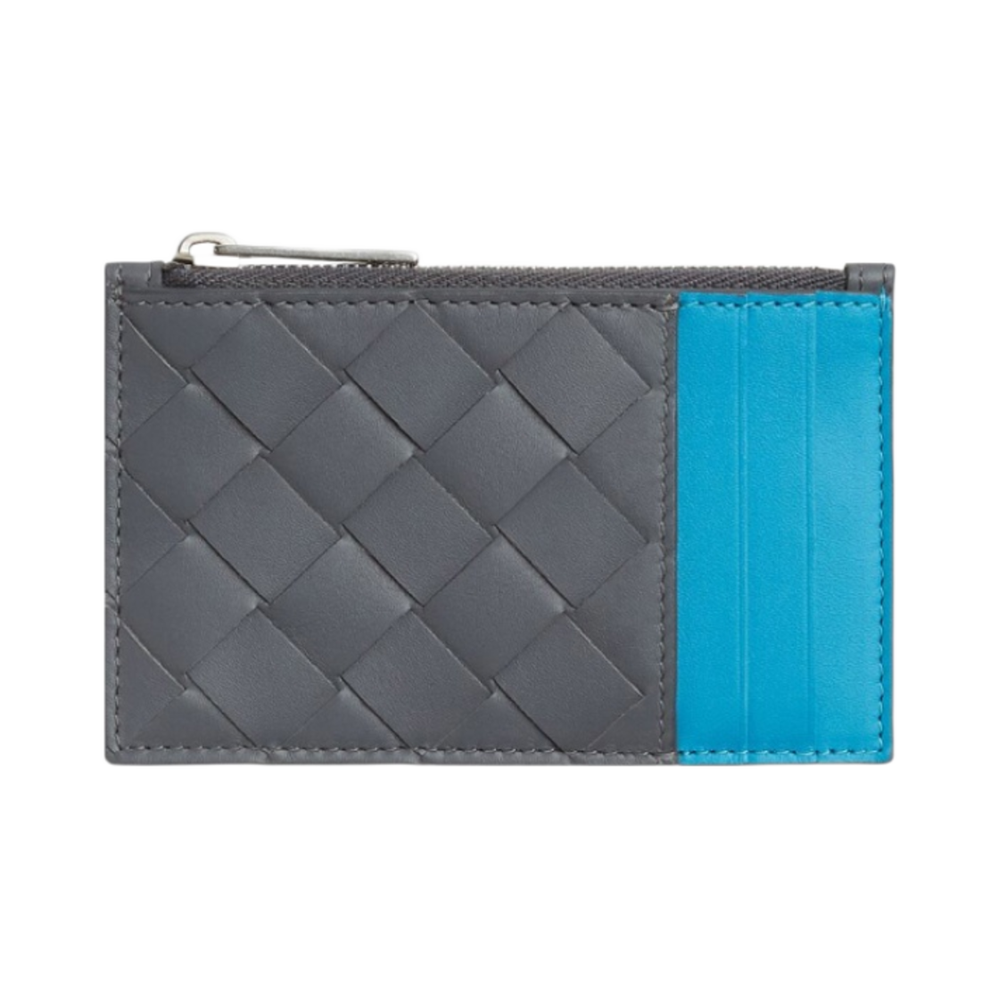 보테가 베네타 지퍼 카드 케이스 썬더 풀(Bottega Veneta Zipped Card Case Thunder Pool) - 1
