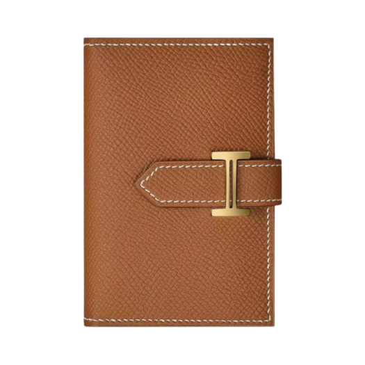Hermes Bearn Card Holder Epsom & Gold