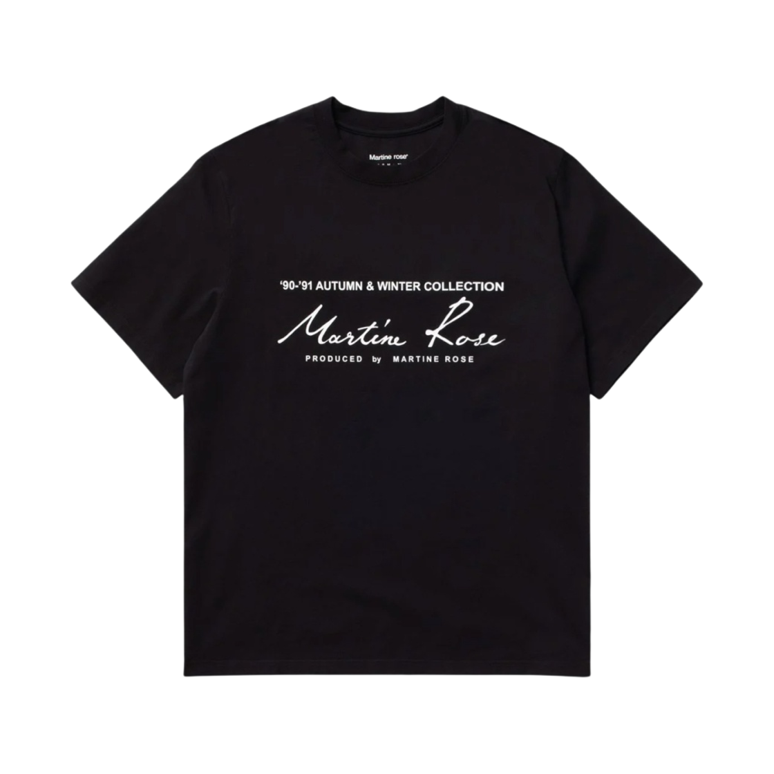 마틴 로즈 클래식 숏슬리브 티셔츠 블랙(Martine Rose Classic Short Sleeve T-Shirt Black)