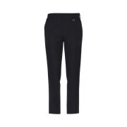 Wooyoungmi Wool Crop Pants Black - 22FW