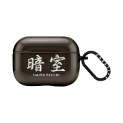 Casetify x Darkr8m Studio Silver Stitch Logo AirPods Pro Case TPU Black