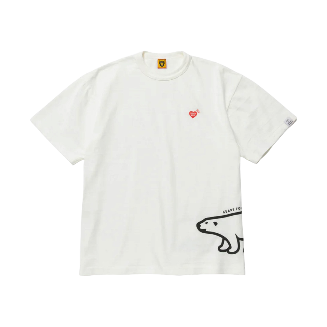 휴먼 메이드 그래픽 티셔츠 #08 화이트(Human Made Graphic T-Shirt #08 White) - 1