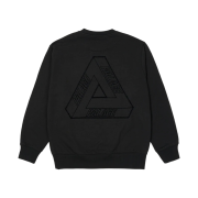 Palace Tri-Stitch Crew Black - 22SS