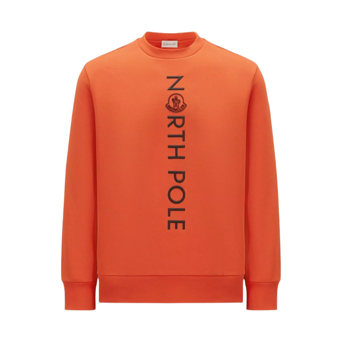 몽클레르 프린티드 모티프 스웨트셔츠 오렌지 - 23FW(Moncler Printed Motif Sweatshirt Orange - 23FW) - 1