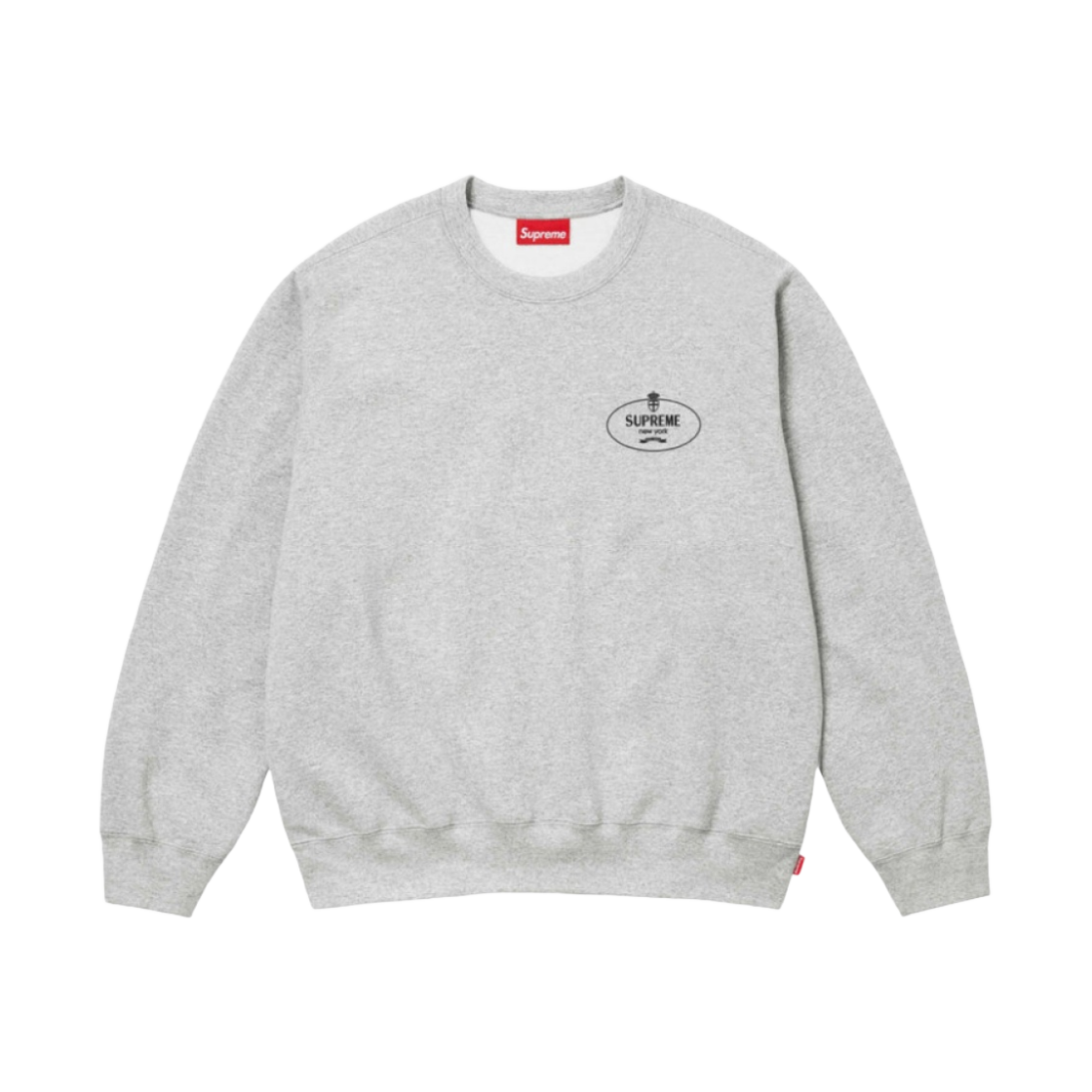 슈프림 크레스트 크루넥 헤더 그레이 - 24FW(Supreme Crest Crewneck Heather Grey - 24FW) - 2