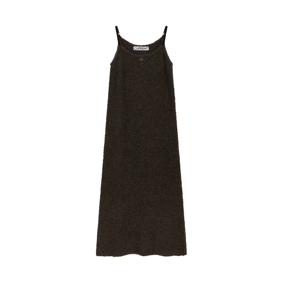 커렌트 부클 슬리브리스 원피스 브라운(Current Buccle Sleeveless Onepiece Brown) - 1