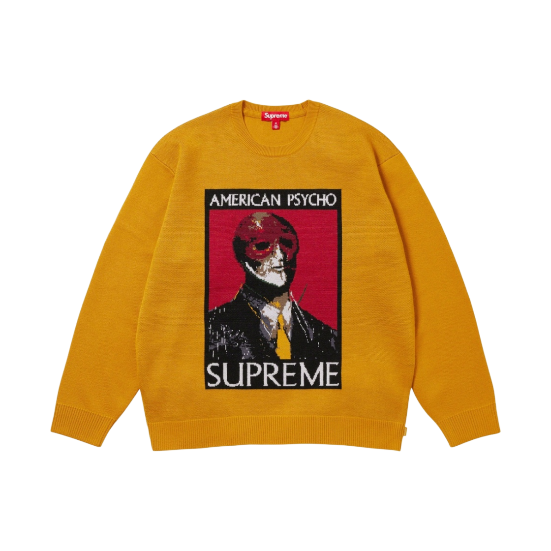 슈프림 아메리칸 사이코 스웨터 옐로우 - 23FW(Supreme American Psycho Sweater Yellow - 23FW) - 1