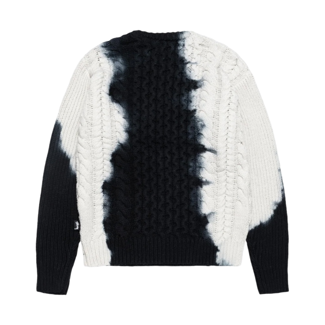 스투시 타이다이 피셔맨 스웨터 블랙(Stussy Tie Dye Fisherman Sweater Black) - 2