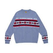 Human Made Nordic Knit Sweater Blue