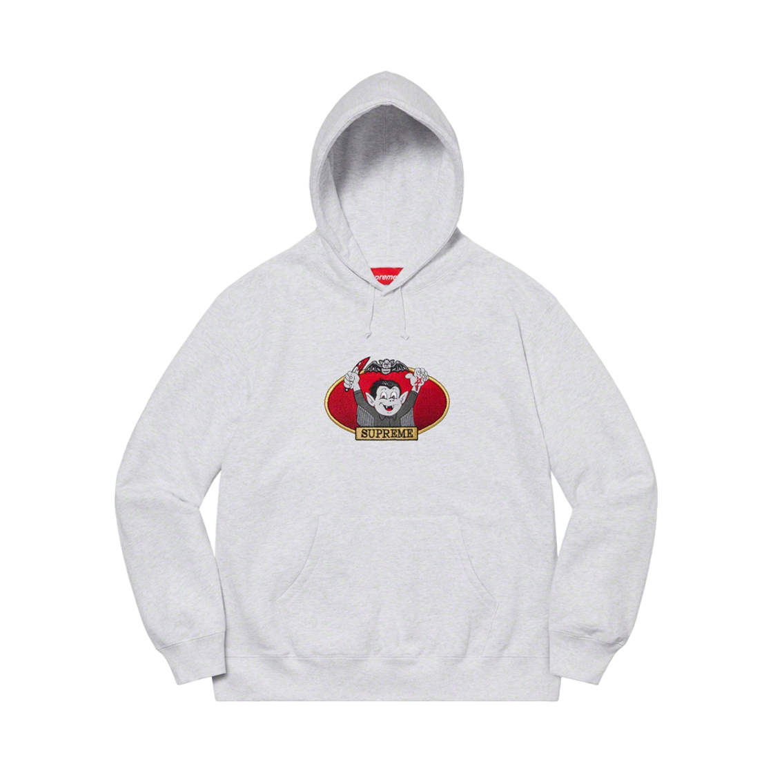 - Supreme Vampire Boy Hooded Sweatshirt Ash Grey - 21SS