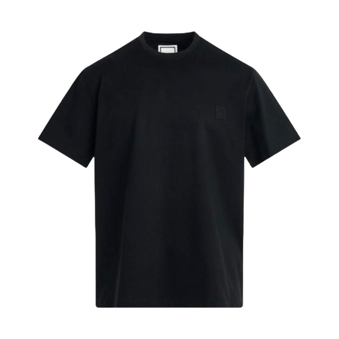 (W) 우영미 그래디언트 엠보싱 백로고 티셔츠 블랙 - 24SS((W) Wooyoungmi Gradient Embossed Back Logo T-Shirt Black - 24SS) - 2
