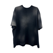 Nonnod Back Detail T-shirt Washed Black