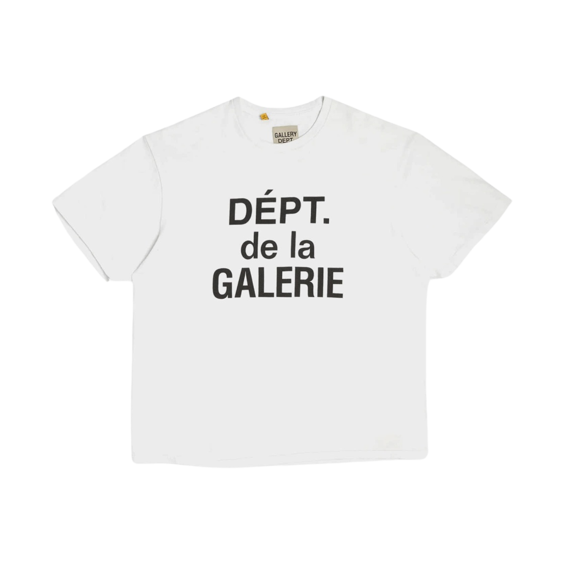 갤러리 디파트먼트 디파트 드 라 갤러리 클래식 티셔츠 화이트(Gallery Dept. Dept De La Galerie Classic T-Shirt White)