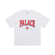 Palace Squad T-Shirt White - 24FW