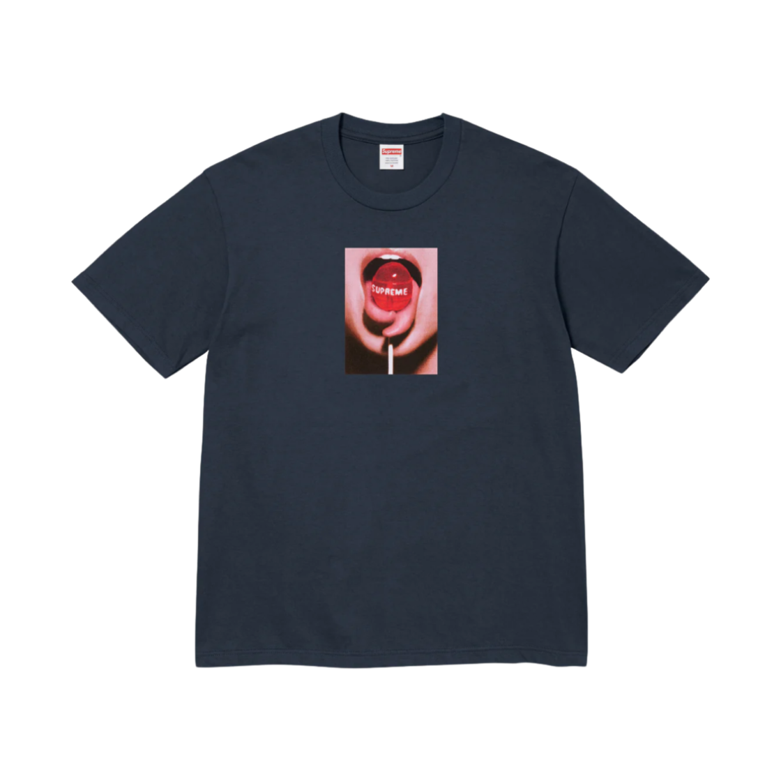슈프림 롤리팝 티셔츠 네이비 - 24FW