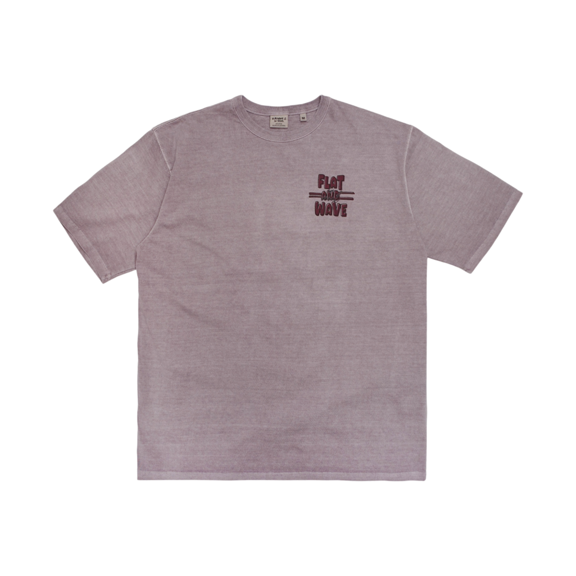 100153 Flatwave Kaii Pigment Dyeing T shirt Purple