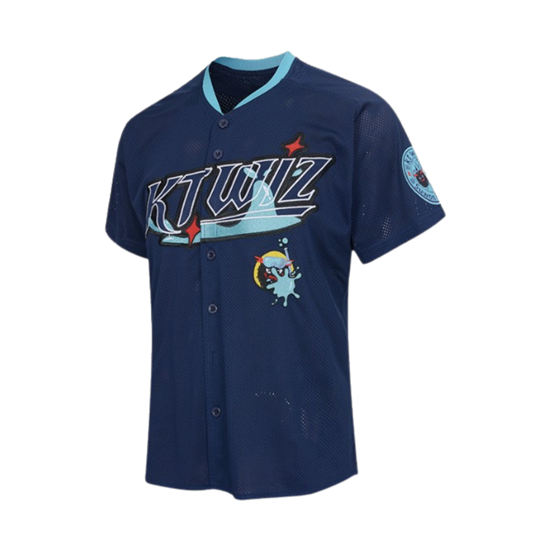 KT 위즈 빅또리 썸머 유니폼 네이비 (논 마킹 버전)(KT Wiz Vicddory Summer Uniform Navy (Non Marking Ver.))