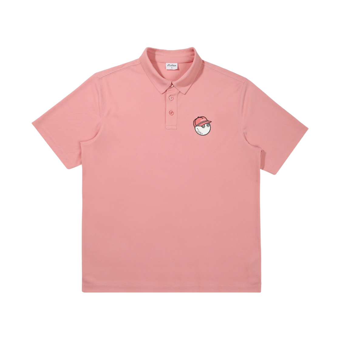 말본 골프 버킷 포인트 폴로 핑크(Malbon Golf Buckets Point Polo Pink) - 1