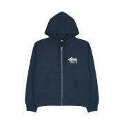 Stussy Stock Seoul Zip Hood Navy