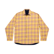 Balenciaga Reversible Shirt Large Fit in Yellow Blue