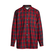 Maison Margiela Pendleton Oversized Shirt Red