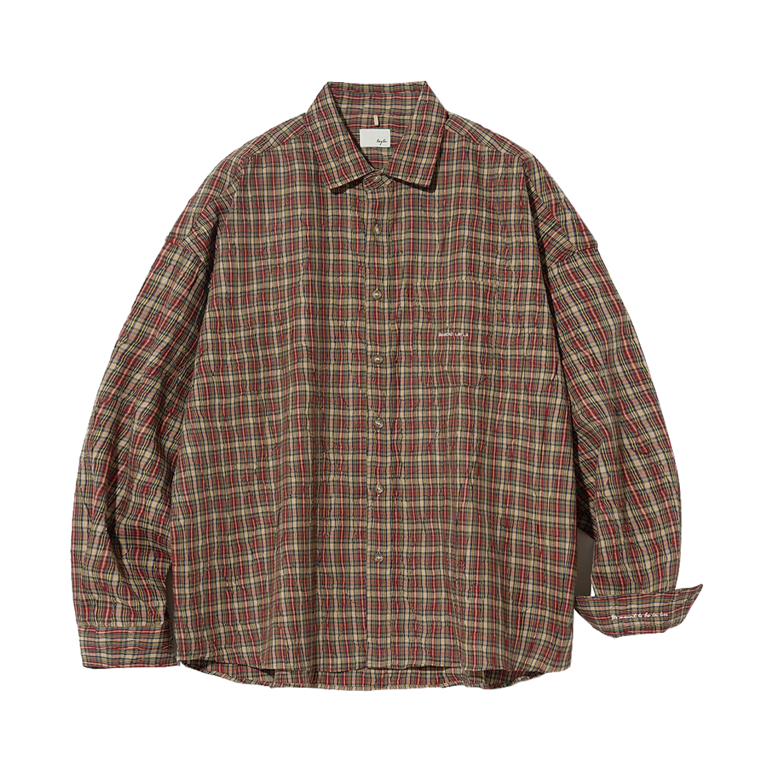 S150 Diamond Layla Crease Finish Vintage Red Check Shirt S150