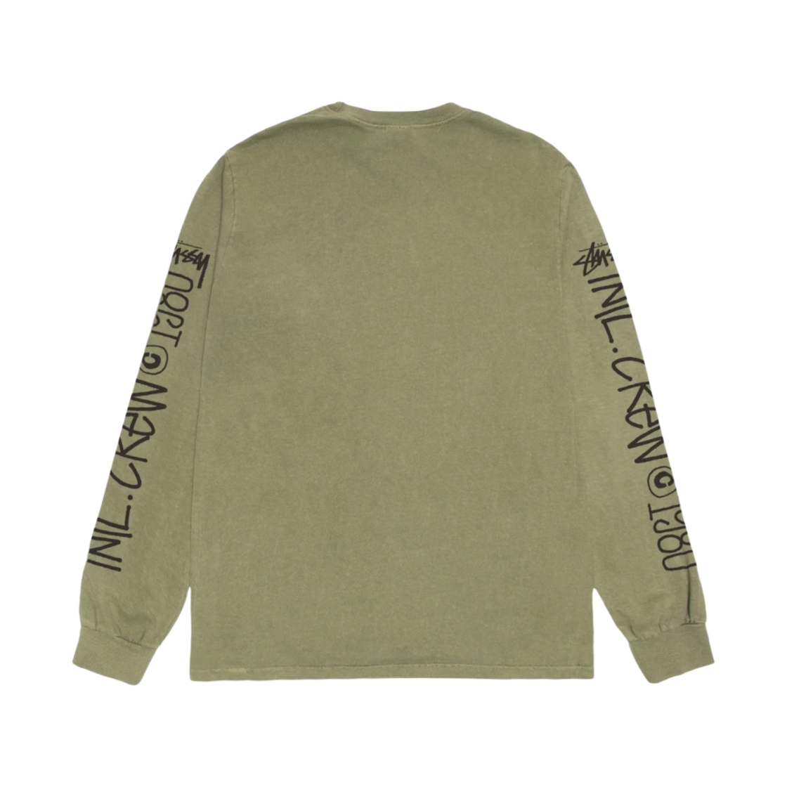스투시 인터내셔널 피그먼트 다이드 롱슬리브 티셔츠 올리브(Stussy International Pigment Dyed LS T-Shirts Olive) - 2