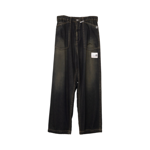 A12PT022-INDIGO Maison Mihara Yasuhiro Denim Baker Pants Indigo