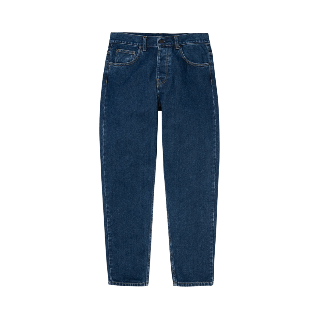 I029208-01-06 Carhartt WIP Maitland Denim Newel Pants Blue Stone Washed