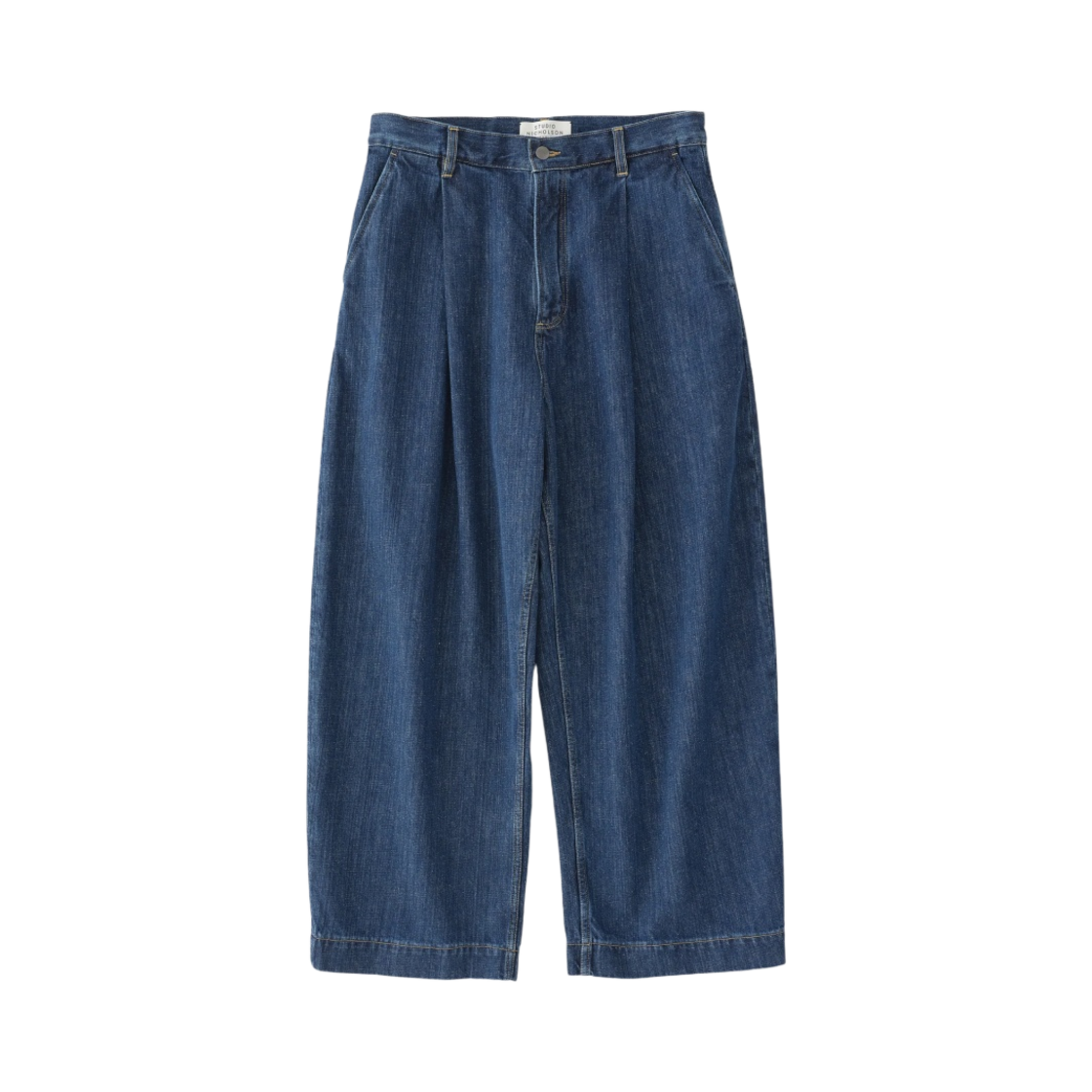 SNM-841 Studio Nicholson Puch Washed Denim Pants Indigo