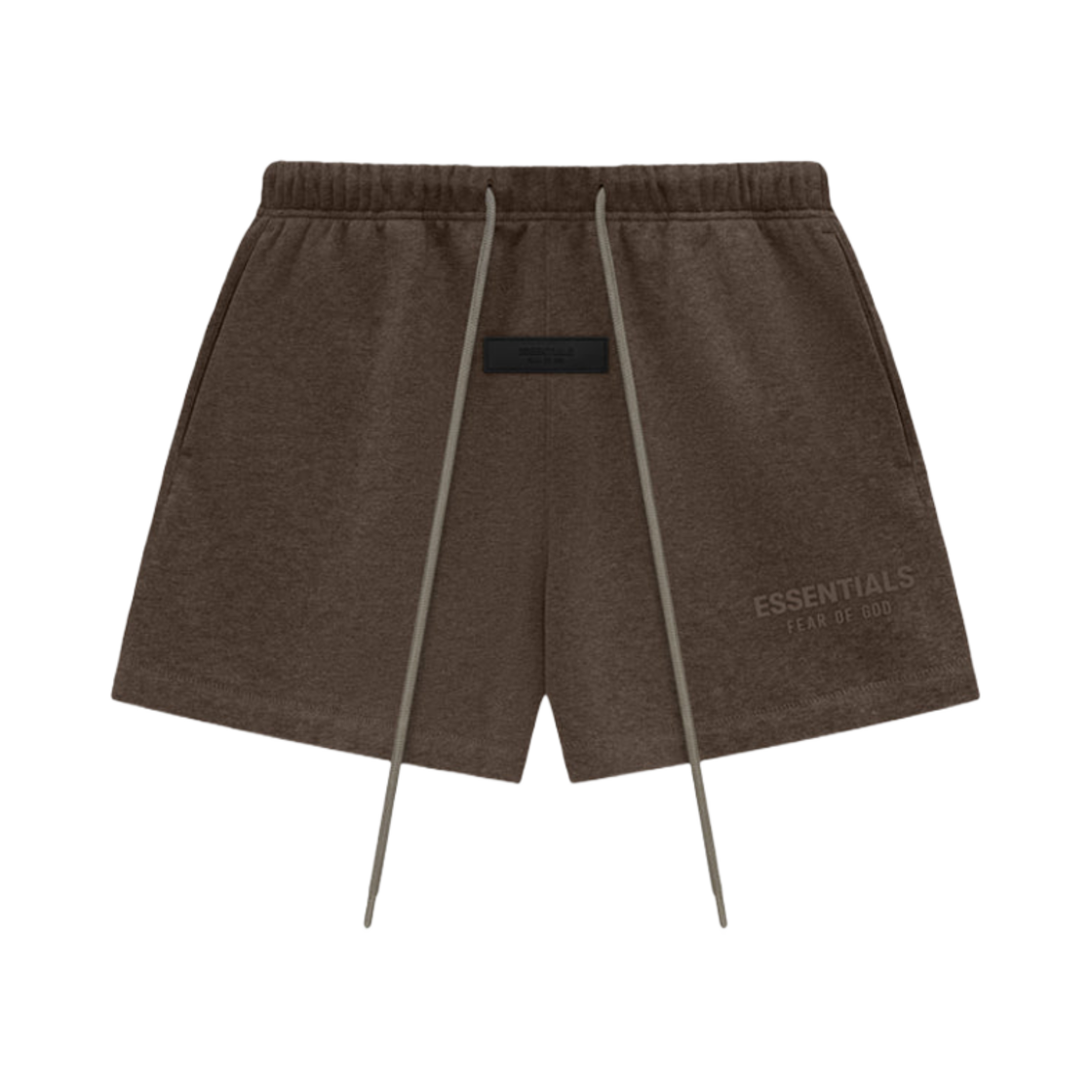 - Essentials Sweatshorts Heather Wood - 24SS