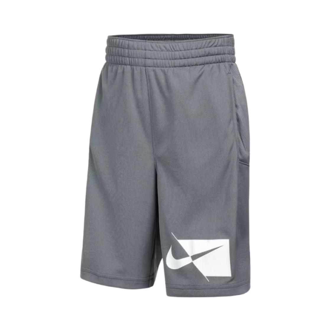 CU8959-084 (Kids) Nike Dri-Fit Hybrid Shorts Smoke Grey