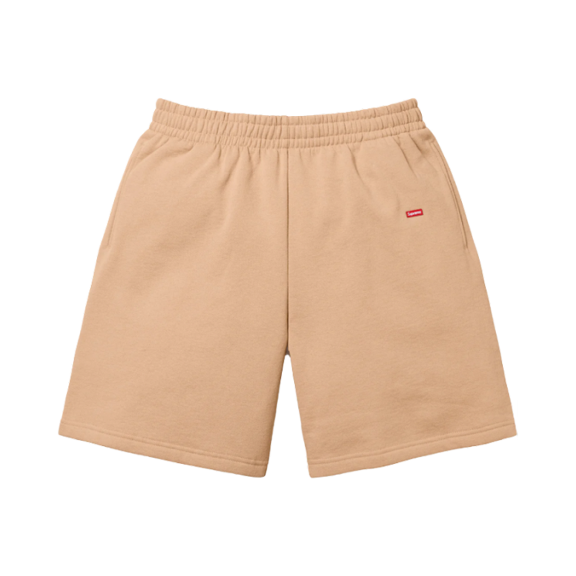 - Supreme Small Box Sweatshorts Khaki - 25SS