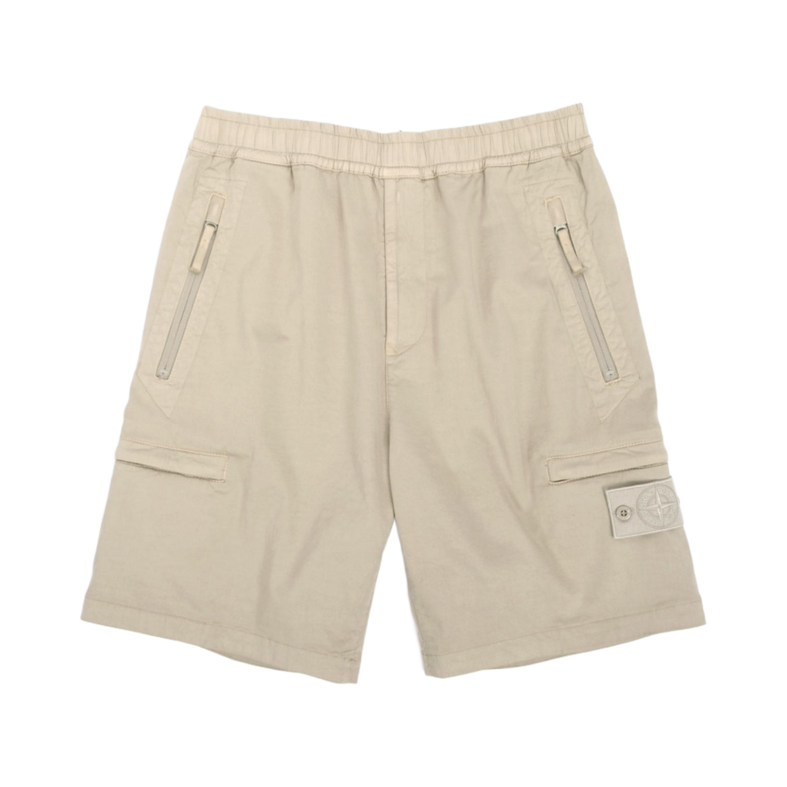 스톤 아일랜드 고스트 피스 버뮤다 쇼츠 베이지 - 21SS