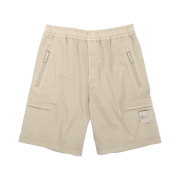 Stone Island L06F2 Ghost Piece Bermuda Shorts Beige - 21SS