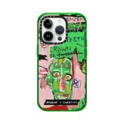 Casetify x Basquiat iPhone In Italian Impact Case Sheer Green