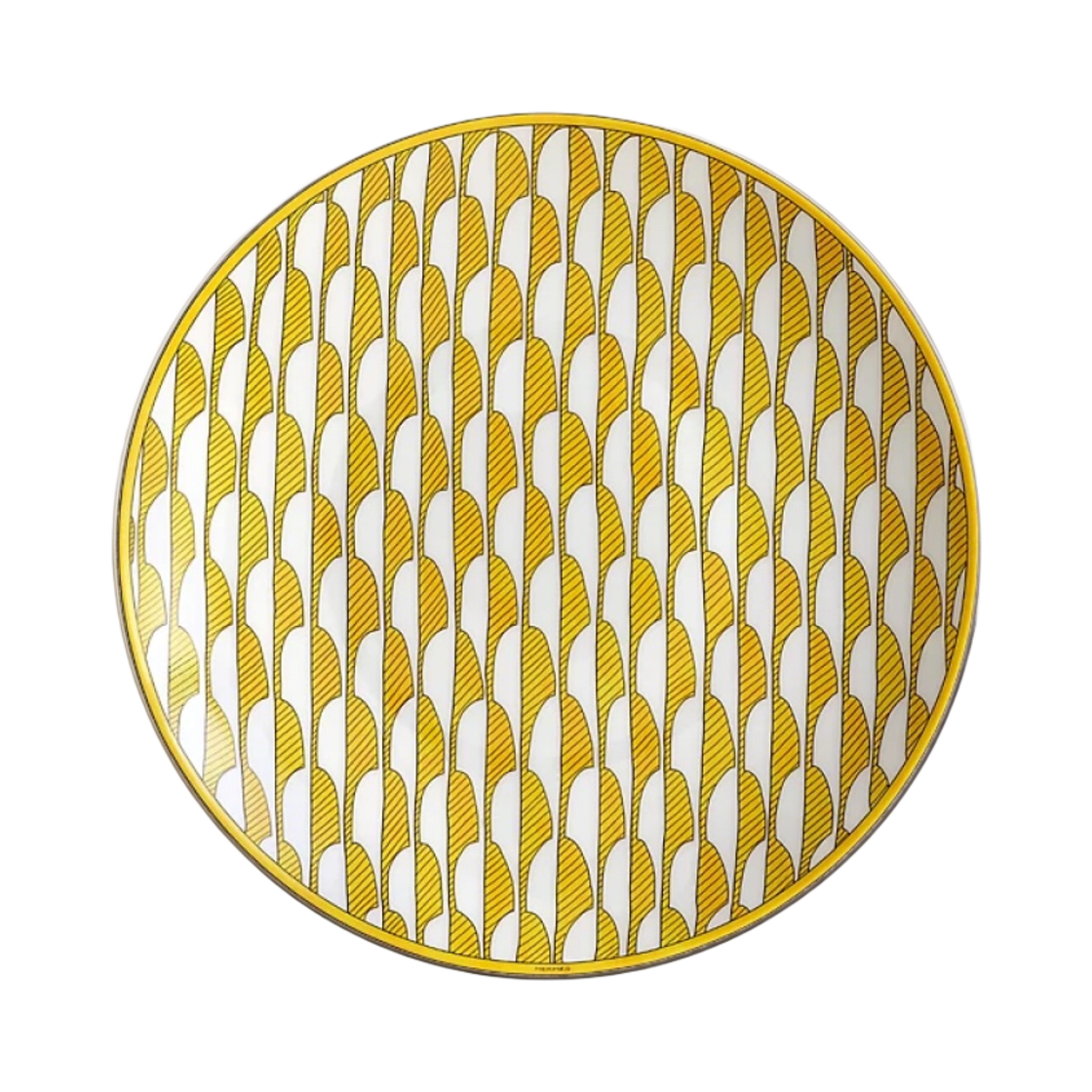 에르메스 쏠레이 데르메스 디저트 플레이팅 넘버1 접시 옐로우 (2개입)(Hermes Soleil d'Hermes Dessert Plate n°1 Yellow (2 Plate)) - 2