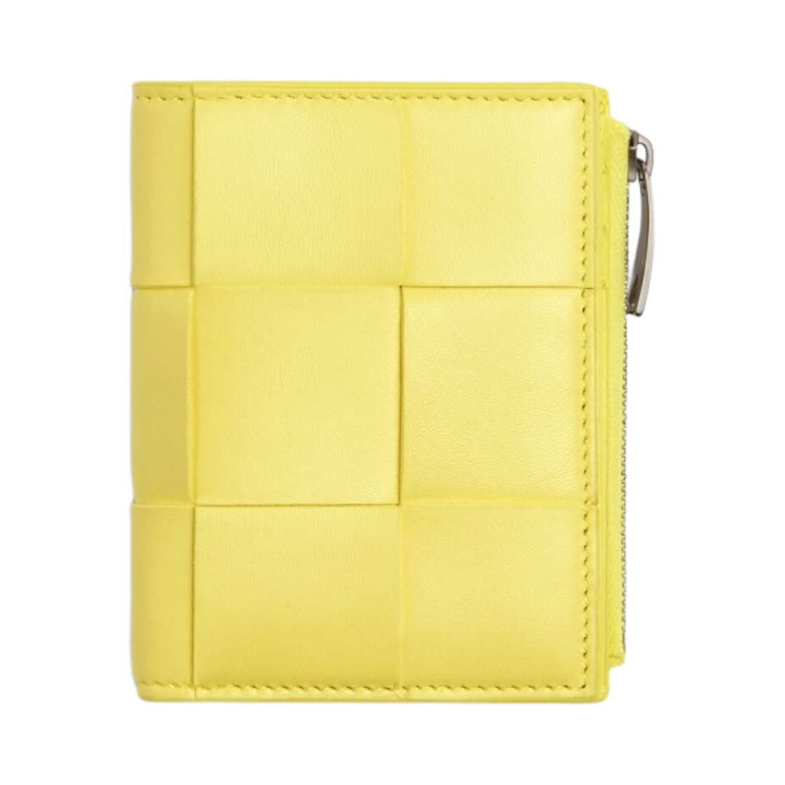 706010VCQC47421 Bottega Veneta Small Cassette Bi-Fold Zip Wallet Sherbert