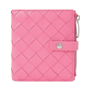 Bottega Veneta Bi-Fold Wallet Pink