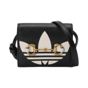 Gucci x Adidas Card Case With Horsebit Black