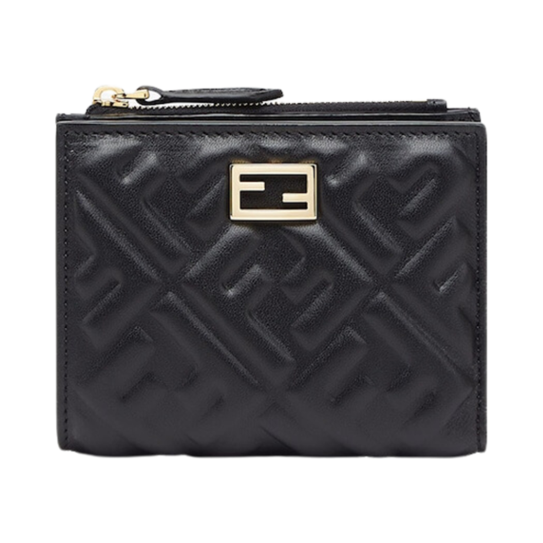 펜디 슬림 바게트 월렛 스몰 블랙(Fendi Slim Baguette Wallet Small Black) - 1